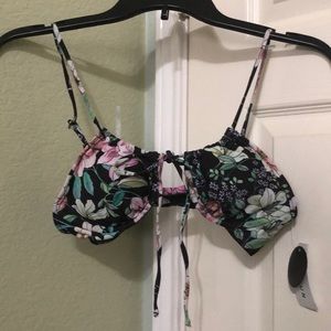 Salerno swim Floral bikini top
